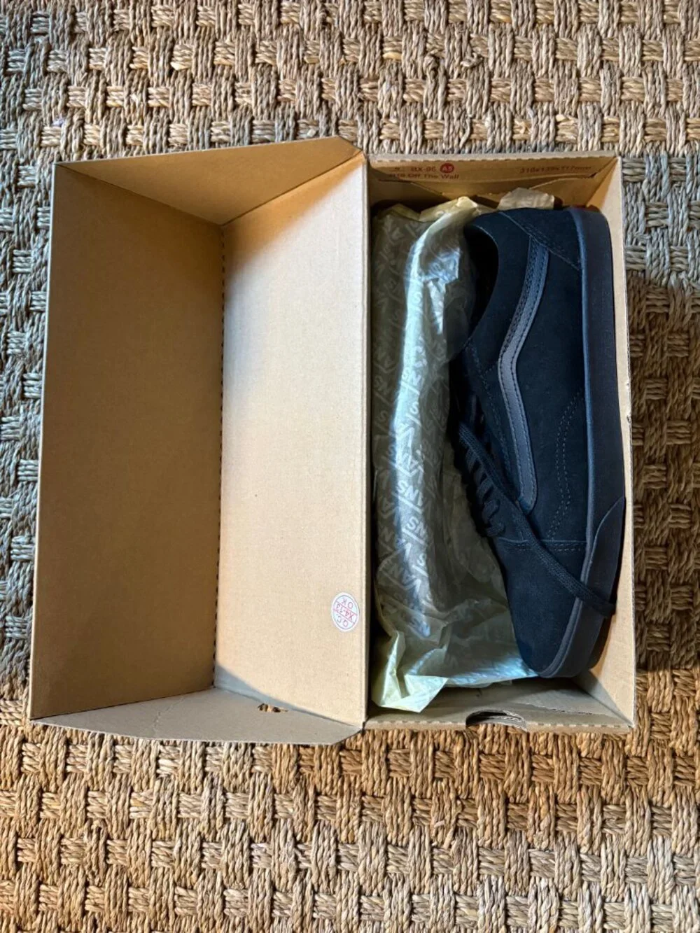 VANS Old Skool Low pro BLACK/BLACK suede sneakers [VN000D0EBKA]